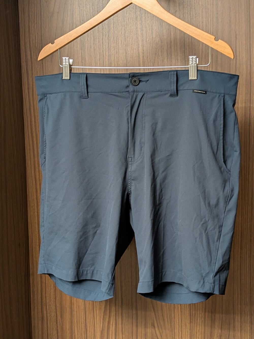 TravisMathew Golf Shorts Mens 36 Navy Blue Stretch
